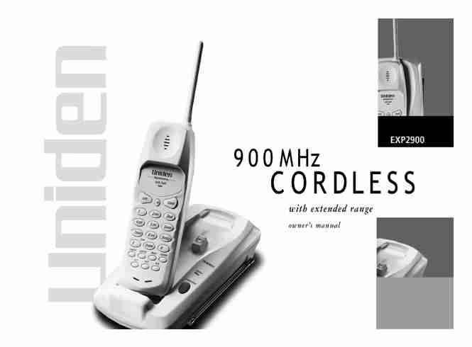 Uniden Cordless Telephone EXP-2900-page_pdf